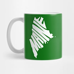 Maine white Mug